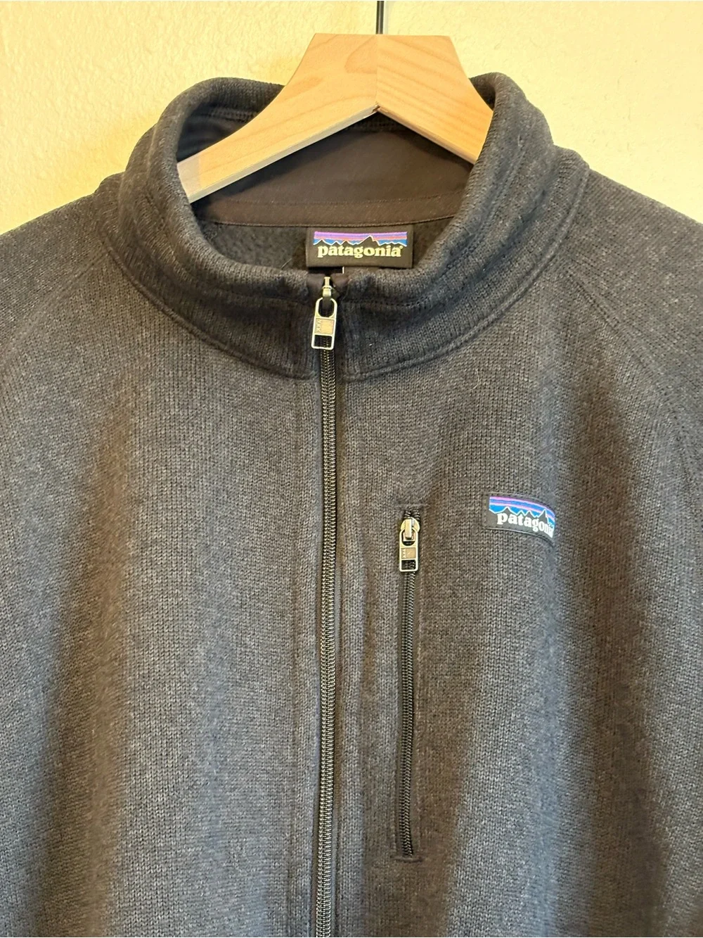 Patagonia NEW Men's Better Sweater Zip-Up Jacket Black XL Sustainable Cozy